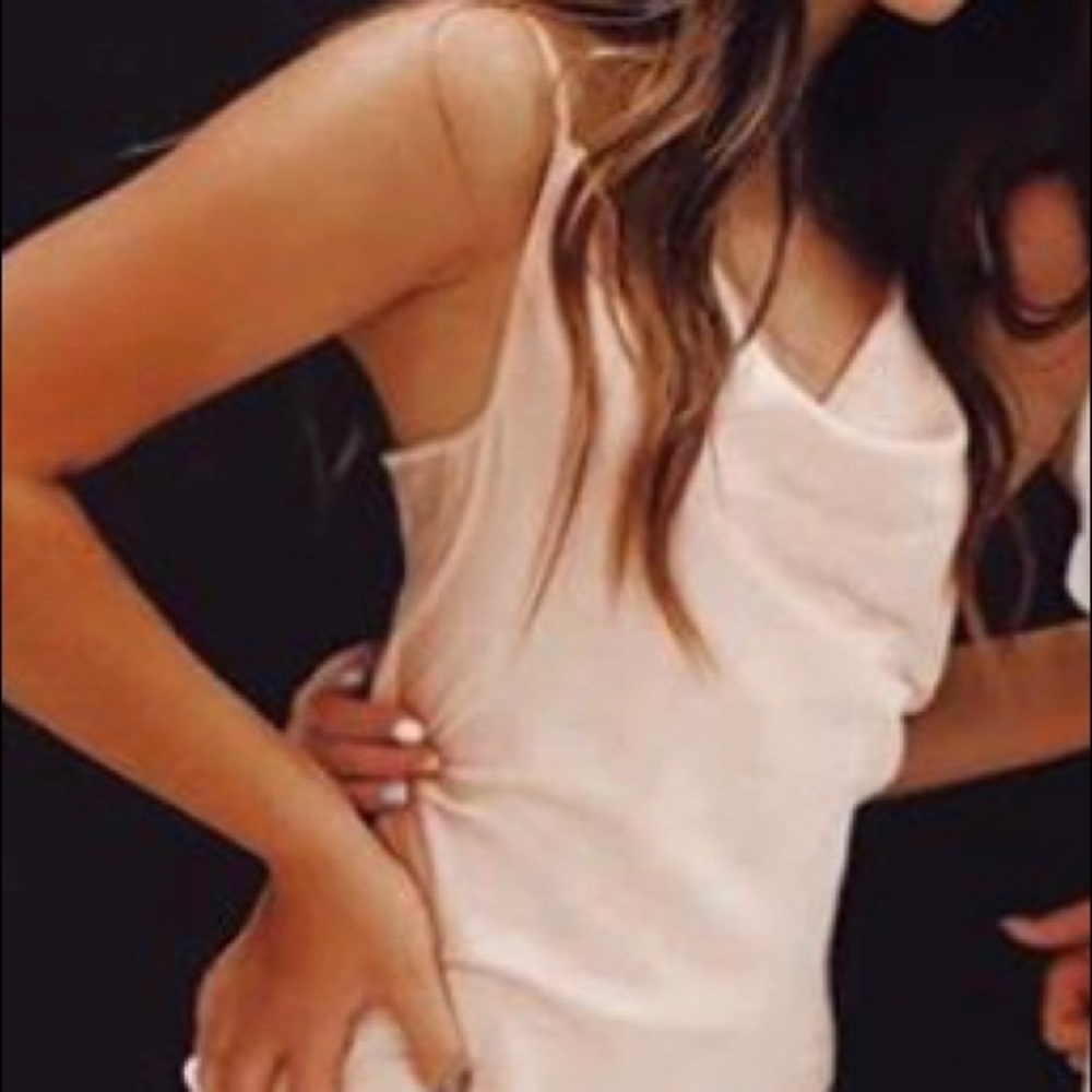 Pink silk forever 21 slip dress